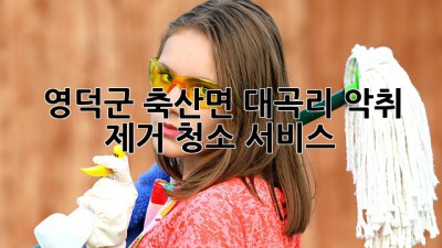 영덕군 축산면 대곡리 악취 제거 청소 서비스